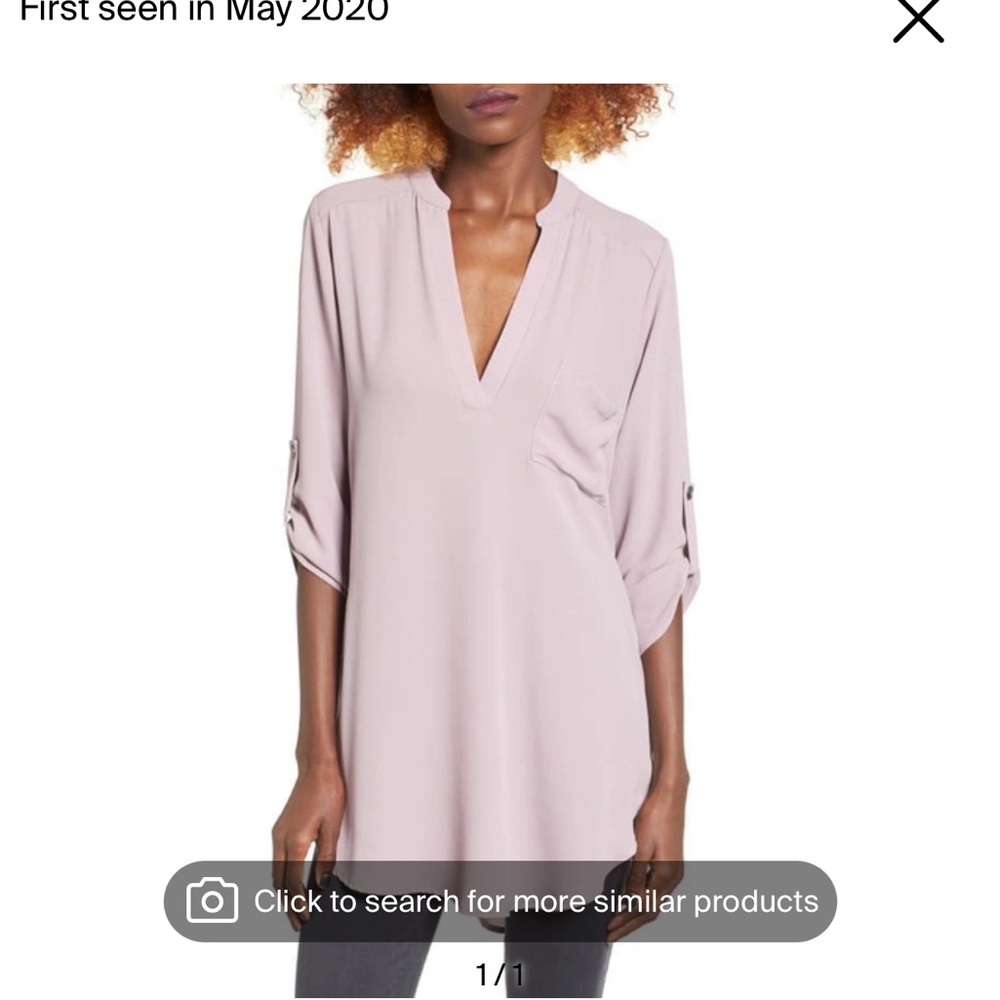 All in Favor Dusty Purple Blouse